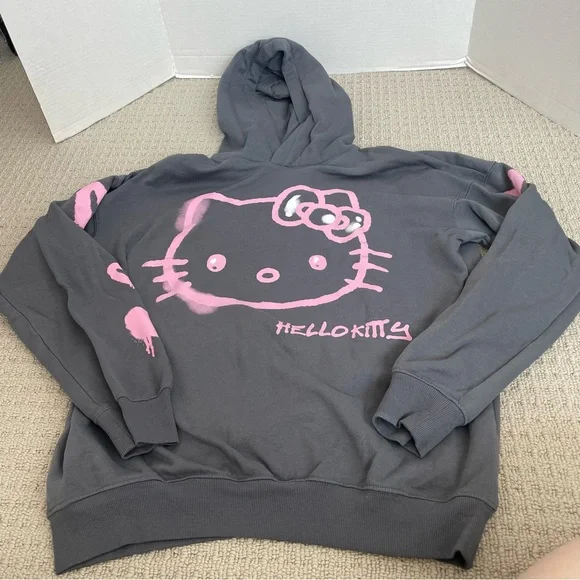 Hello kitty gray hoodie - Picture 2 of 6
